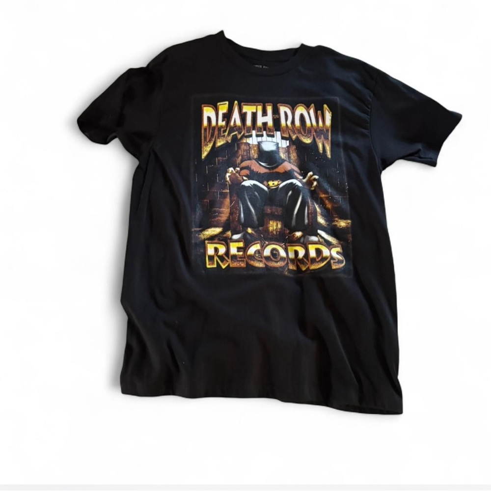 Black Short Sleeve Tees with Graphic Designs